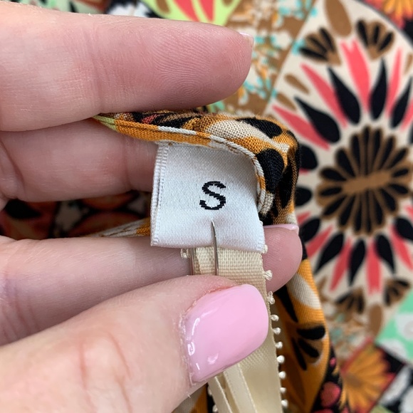 Uncle Frank Boho Drop Waist Bell Sleeve Dress Sz S - Picture 11 of 16